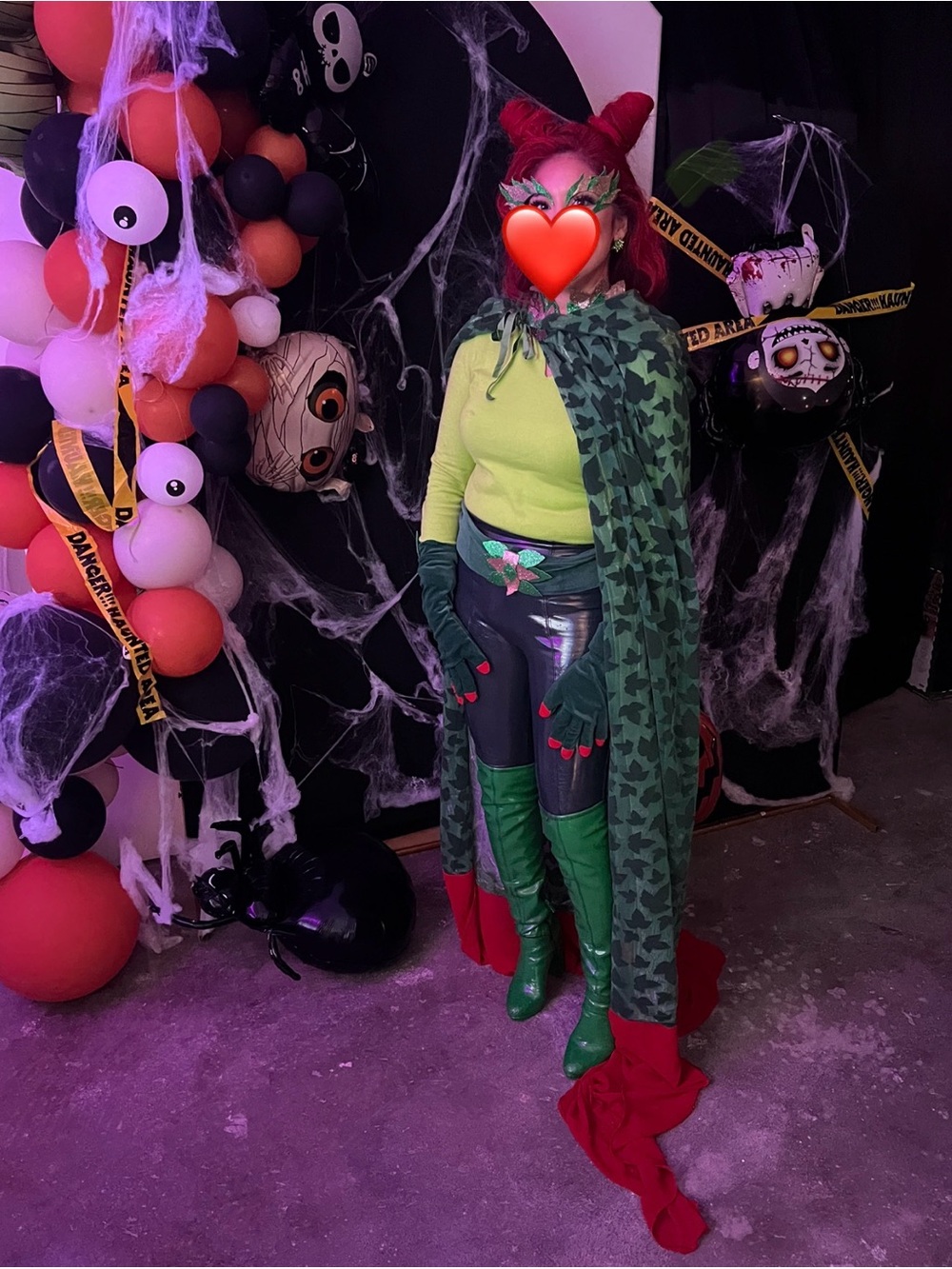 Poison Ivy Costume w/Boots